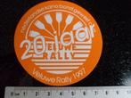 sticker 20 jaar veluwe rally 1997 logo NKB oost kano bond, Verzenden, Zo goed als nieuw, Bedrijf of Vereniging