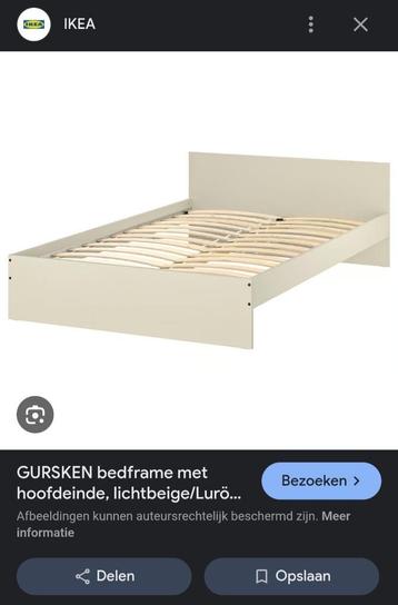 Ikea bed 140 x 100 met matras - afbeelding 1