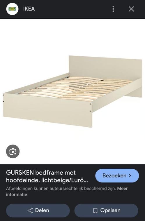 Ikea bed 140 x 100 met matras, Huis en Inrichting, Slaapkamer | Bedden, Gebruikt, Twijfelaar, 140 cm, 200 cm, Hout, Wit, Ophalen
