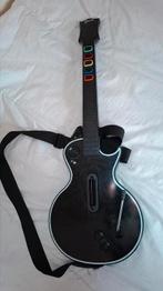 Guitar Hero gitaar met 3 spellen, Spelcomputers en Games, Ophalen of Verzenden, Zo goed als nieuw, Gitaar, Drumstel of Dj-set