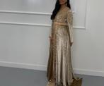 Caftan Takchita Bronze / Taupe / Beige, Maat 38/40 (M), Overige typen, Beige, Ophalen of Verzenden