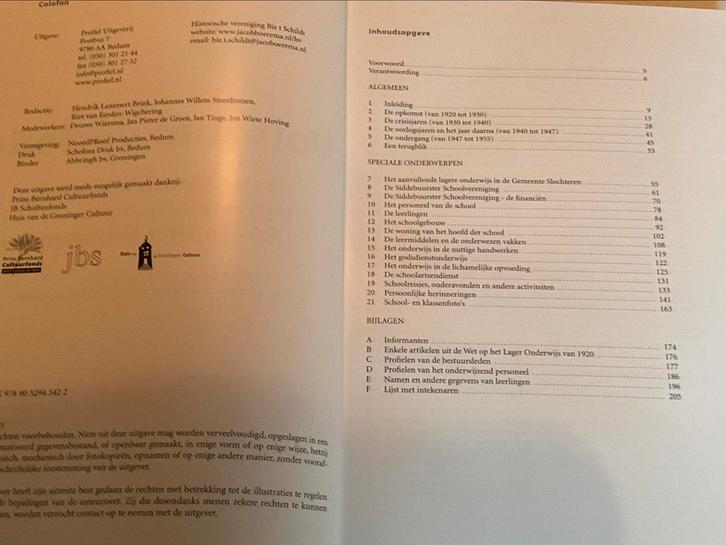 Voltooid Verleden: Geschiedenis ULO-school Siddeburen 1921-1, Boeken, Geschiedenis | Stad en Regio, Zo goed als nieuw, 20e eeuw of later