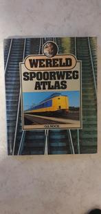 boek wereld spoorweg atlas, Boek of Tijdschrift, Ophalen of Verzenden, Trein, Zo goed als nieuw