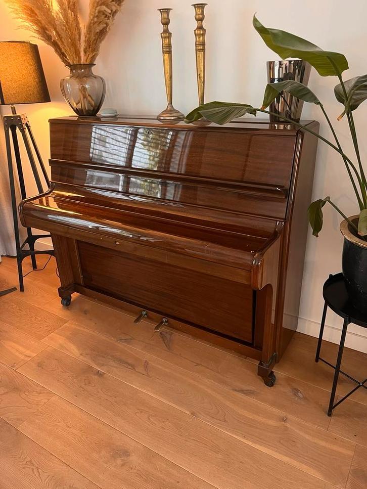 John Broadwood & Sons Piano - Klassiek en Elegant, Muziek en Instrumenten, Piano's, Gebruikt, Piano, Bruin, Hoogglans, Ophalen