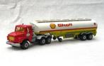 Majorette France Scania 140 super tankoplegger Shell 1/60., Ophalen of Verzenden, Gebruikt, Bus of Vrachtwagen, Majorette