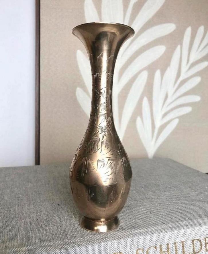 Messing vaas, Antiek en Kunst, Antiek | Koper en Brons, Ophalen of Verzenden