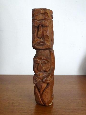 Vintage Beeldje Indonesië Toba Batak houtsnijwerk beschikbaar voor biedingen