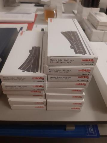 Märklin wissels 24611/24612 zgan in ovp beschikbaar voor biedingen