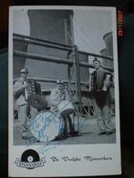 kaart De vrolijke Mijnwerkers ( + handtekeningen, Ophalen of Verzenden, 1940 tot 1960, Ongelopen, Sterren en Beroemdheden