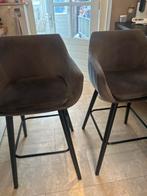 Antracietkleurige barkrukken - zithoogte 70cm, 60 tot 90 cm, Ophalen of Verzenden, Zo goed als nieuw, Metaal