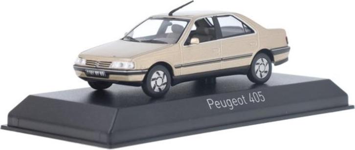 Peugeot 405 SRi 1991 Beige Schaal 1:43 Norev Ref. 474514, Hobby en Vrije tijd, Modelauto's | 1:43, Nieuw, Auto, Norev, Ophalen of Verzenden