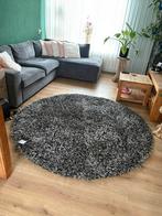 Zwart-Grijs Boo vloerkleed - 200cm - Zo goed als nieuw!, Ophalen, Zwart, Rond, Zo goed als nieuw