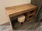 Steigerhouten Kast, Bureau & IKEA Malm Bed, Met plank(en), Gebruikt, 100 tot 150 cm, 200 cm of meer