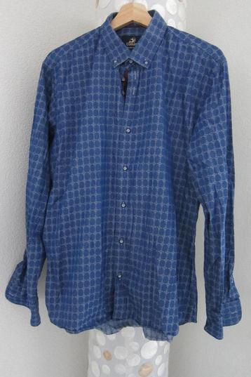 Culture overhemd blauw patronen modern fit l  beschikbaar voor biedingen
