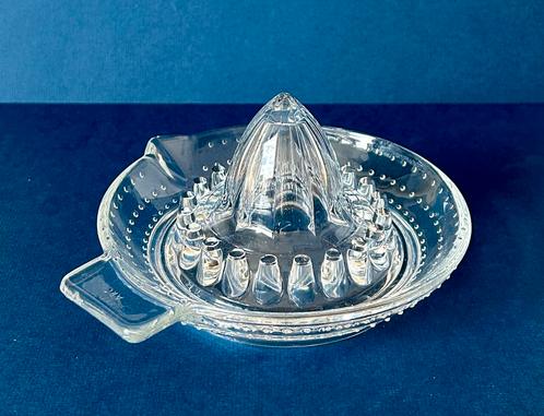 Vintage glazen citruspers uit Frankrijk, Huis en Inrichting, Keuken | Keukenbenodigdheden, Ophalen of Verzenden