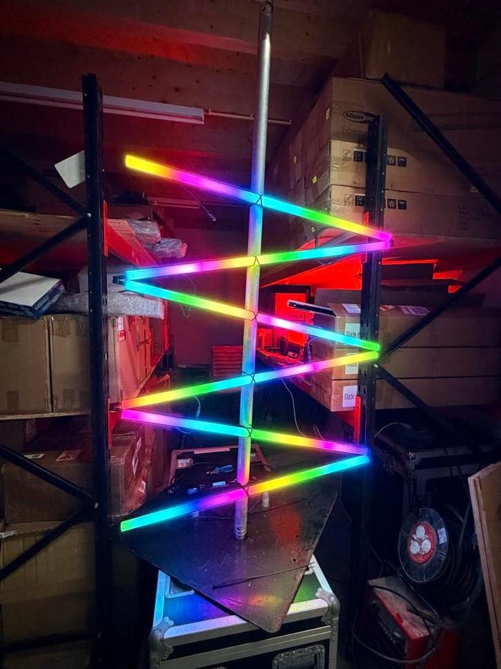 Pixel strip set  40 tubes en artnet voedigen, Muziek en Instrumenten, Licht en Laser, Nieuw, Licht, Ophalen