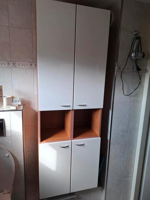 Dubbele badkamer kast, Huis en Inrichting, Badkamer | Badkamermeubels, Gebruikt, (Half)hoge kast, 150 tot 200 cm, 50 tot 100 cm