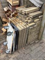 Gele steentjes, Tuin en Terras, Tegels en Klinkers, Gebruikt, Klinkers, Beton, 5 tot 10 m²