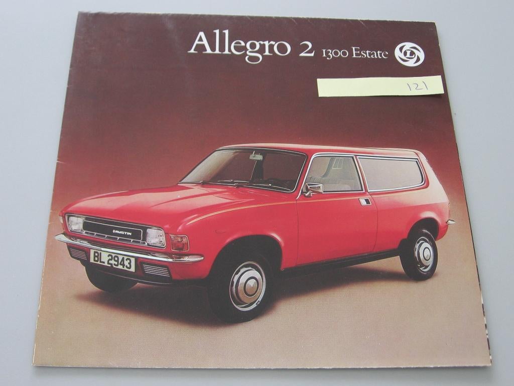 AUS 121 Austin Allegro 2  1300 Estate, folder, Boeken, Ophalen of Verzenden, Zo goed als nieuw, Overige merken