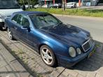 Mercedes-Benz Clk200 Sport AUT 2000 Blauw airco leder, Automaat, 1998 cc, Beige, 4 cilinders