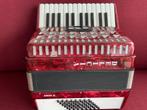 Kleine Delicia Junior 22 accordeon . 48 bas . Z.g.a.n., Overige merken, 48-bas, Zo goed als nieuw, Met riemen