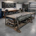 Jörg 4101 Slagschaar / Zinkschaar met Werkbank, Ophalen