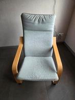 poang stoel voor volwassenen ikea, Huis en Inrichting, Stoelen, Ophalen, Gebruikt, Grijs, Eén