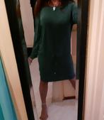 Samsoe Samsoe groene zijde jurk silk dress S M, Maat 38/40 (M), Ophalen of Verzenden, Knielengte, Samsoe Samsoe
