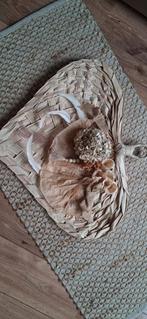 Unieke rieten wandhanger, handgemaakt 77x70 cm, Ophalen of Verzenden, Gebruikt