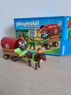 Playmobile pony met huifkar 5228, Ophalen, Zo goed als nieuw, Complete set
