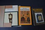Klokken boeken. 3 diverse., Antiek en Kunst, Antiek | Klokken, Verzenden