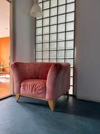 Leuke rode leren stoel, Huis en Inrichting, Stoelen, Ophalen of Verzenden, Gebruikt, Rood, Eén