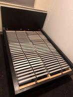 IKEA Malm Bedframe 140x200 - Zwartbruin, Ophalen, Gebruikt, Zwart, 140 cm