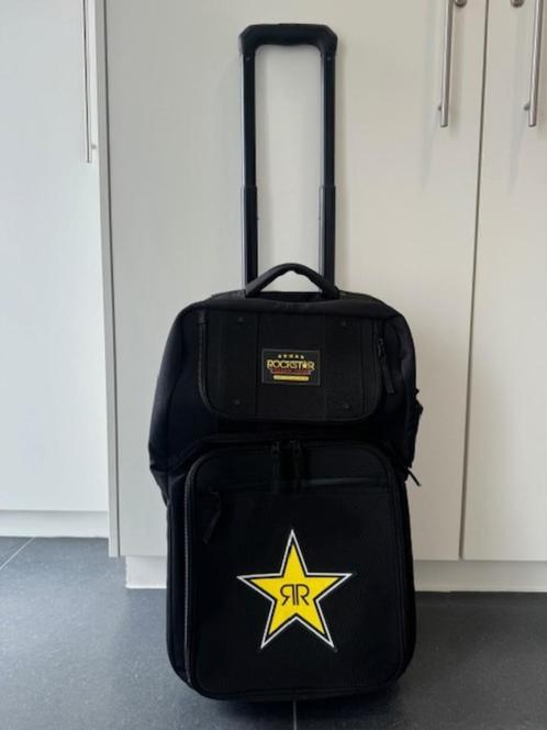 supermooie exclusieve trolley Rockstar, Sieraden, Tassen en Uiterlijk, Koffers, Zo goed als nieuw, Uitschuifbare handgreep, Wieltjes