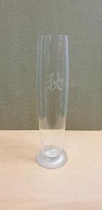 vaas glas, op voet, Ophalen of Verzenden