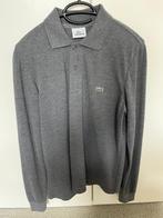 Lacoste grijze longsleeve polo maat 3, Ophalen, Lacoste, Zo goed als nieuw, Grijs