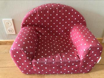 Kinder fauteuil loungestoel, wasbare hoes beschikbaar voor biedingen