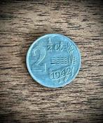 2,5 cent 1942, ½ gulden, Zilver, Ophalen of Verzenden, Koningin Wilhelmina
