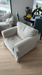 Ikea ektorp stoel / fauteuils te koop - beige, Huis en Inrichting, Fauteuils, Ophalen, Zo goed als nieuw, 75 tot 100 cm