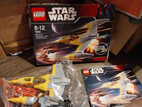 7660 LEGO Star Wars Naboo N-1 Starfighter with Vulture Droid, Kinderen en Baby's, Speelgoed | Duplo en Lego, Zo goed als nieuw