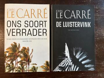 2x J. Le Carre voor €3,- De Luistervink + Ons soort verrader beschikbaar voor biedingen