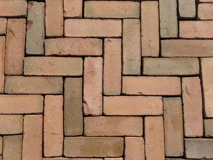 Gebakken Klinkers, Varia Puur, Dikformaat en Waalformaat, Tuin en Terras, Tegels en Klinkers, Zo goed als nieuw, Terrastegels