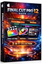 Final Cut Pro 12 + Motion + Compressor, Ophalen of Verzenden, Nieuw, MacOS