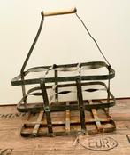 Oud Franse flessendrager vintage, Ophalen of Verzenden