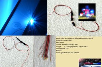 MTHO - SMD T0402BF Knipperled BLAUW voor 3V of 12-16V (470) beschikbaar voor biedingen