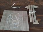 Riviera Maison Placemats - Set van 4, Huis en Inrichting, Keuken | Textiel, Ophalen of Verzenden, Nieuw, Grijs, Placemat
