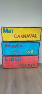Carnaval Blokken & Gereedschap Decoratie, Ophalen, Gebruikt, Versiering, Carnaval