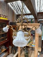 Antieke Franse kroonluchter hanglamp met kelken, Antiek en Kunst, Antiek | Lampen, Ophalen