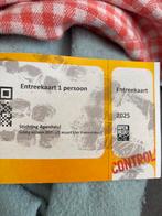 Gratis entree Apenheul 1 pp, Eén persoon, Ticket of Toegangskaart