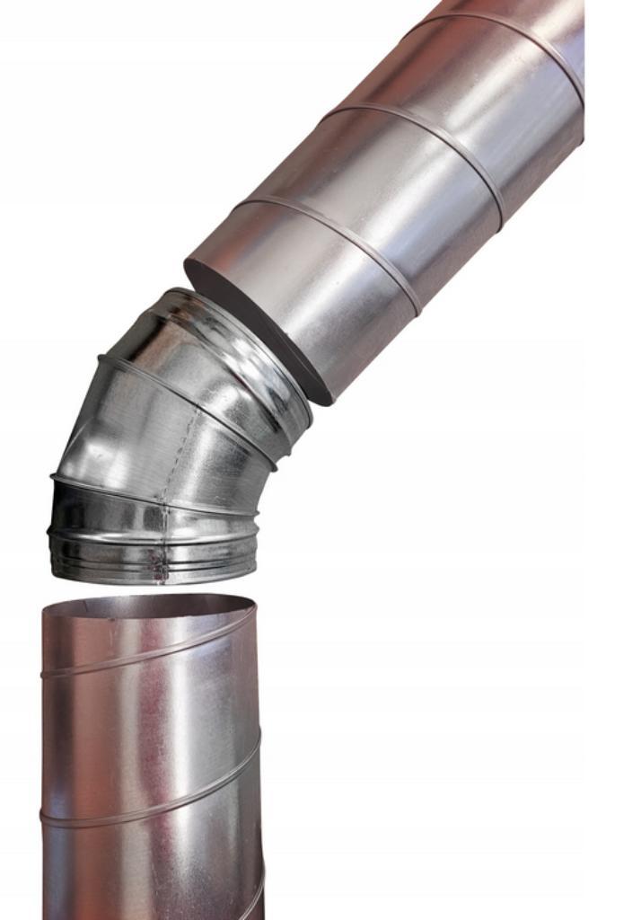 Ventilatie bocht 45 Ø280mm – verzinkt staal – €13 incl. BTW, Auto-onderdelen, Airco en Verwarming, Nieuw, Ophalen of Verzenden